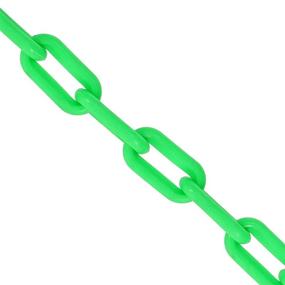 img 2 attached to 🔗 BIS Plastic Chain Links - Green, 2In X 125Ft - Perfect for Efficient Crowd Control