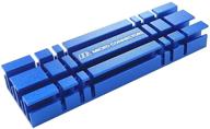 набор радиаторов micro connectors m.2 2280 ssd blue для улучшенного охлаждения (ngffm2-hs803-bl) логотип