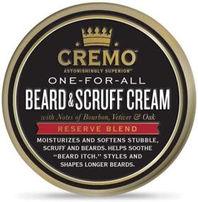 img 1 attached to Cremo Beard and Scruff Cream 🧔 Reserve Collection - Distiller's Blend, 4 oz