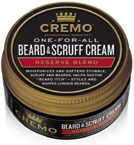 img 4 attached to Cremo Beard and Scruff Cream 🧔 Reserve Collection - Distiller's Blend, 4 oz