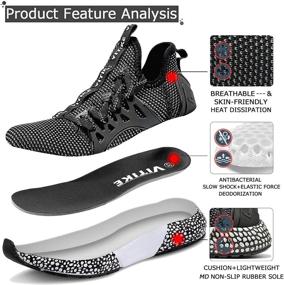 img 3 attached to Lightweight Running Athletic Boys' 👟 Shoes - WETIKE Sneakers for Optimal Performance