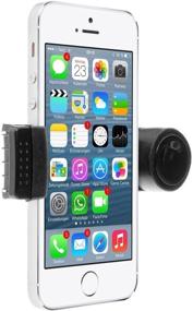 img 4 attached to 📱 Blacell Portable Adjustable Car Air Vent Mount Holder for Mobile Cell Phones - Compatible with iPhone, Samsung Galaxy, Nokia, HTC, BlackBerry - Choose Color (Black)