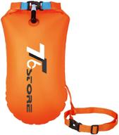 π t6 20l swim buoy: waterproof dry bag & swim safety float for ultimate gear protection during boating, kayaking, fishing, rafting, swimming training, and camping logo