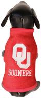 🐾 ncaa oklahoma sooners dog sweatshirt - polar fleece логотип