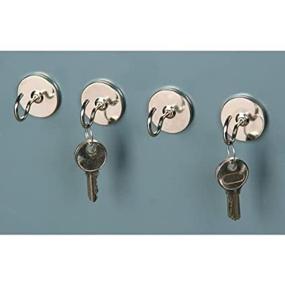 img 1 attached to 🧲 Maximize Storage Efficiency: 4Pc Magnetic Utility Hook Set"