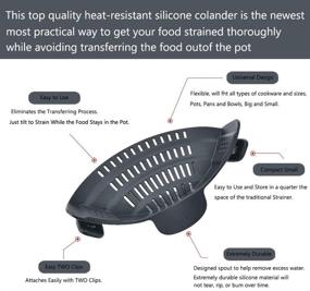 img 3 attached to Clip Strain Strainer Resistant Spaghetti