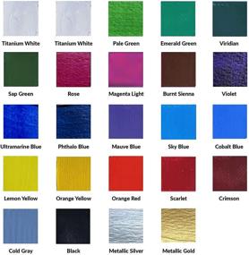 img 1 attached to Яркий набор красок для тканей из 24 предметов: идеально подходит для одежды, обивки мебели, обуви, кедов, джинс – долговечные краски для текстиля