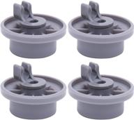 blue stars ultra durable dishwasher lower rack wheel replacement - exact fit for bosch & kenmore - pack of 4 (replaces 420198 423232 ap2802428) логотип