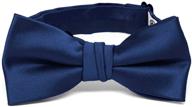 stylish and dapper: tiemart boys' premium bow tie—add elegance to any outfit logo