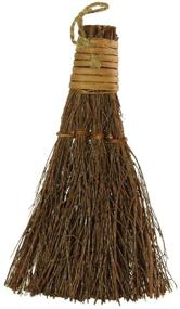 img 1 attached to 🍂 6-Inch Mini Broom with Greenbrier Cinnamon Scent for Holiday, Fall, Autumn, Halloween, Christmas