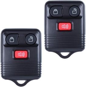 img 4 attached to 🔑 Pack of 2 - 3 Button Entry Remote Control Key Fob Transponder Chip for Ford (1998-2016), Mazda F150 F250 F350, Mercury, Expedition Explorer - CWTWB1U331, CWTWB1U212, CWTWB1U345, GQ43VT11T 315Mhz