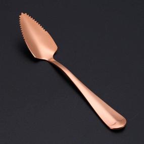 img 2 attached to Grapefruit Serrated Mirror Dessert Stainless