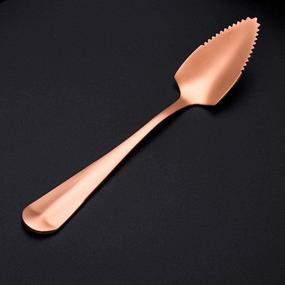 img 1 attached to Grapefruit Serrated Mirror Dessert Stainless