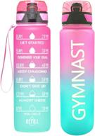 gymnasticshq gymnastics bottle purple gymnast logo