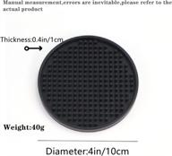 silicone coasters rubber non slip diameter логотип