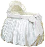 bedding shantung bubble crushed bassinet logo