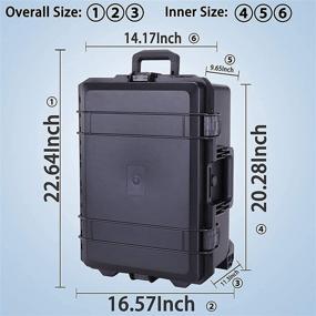 img 3 attached to HILDRYN Protective Waterproof Insert，Black 23X17X12 Retractable