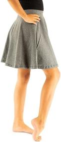 img 1 attached to Vivians Fashions Turquoise Cotton Skirts: Stylish Girls' Clothing and Skorts