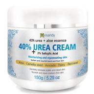 👣 urea cream 40% for feet - maximum strength with 2% salicylic acid - callus remover, exfoliation, hand & foot cream - 5.29 oz for dry, cracked skin - intensively moisturizes, softens, and repairs logo