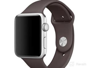 img 5 attached to 🎁 Премиум Силиконовые ремешки Maledan для Apple Watch, 6 штук Водостойкие Спортивные Запасные браслеты - Совместимы с разными сериями и размерами.