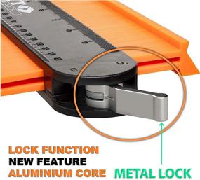 img 1 attached to 📏 Metric Lock Contour Gauge Set: 10" and 5" - Copying, Measuring, and Cutting Odd Angle Shapes in Woodworking, Flooring, and Tile Profiles