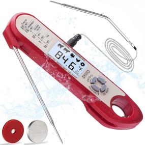 img 4 attached to 🌡️ Instant Read Food Thermometer: DYIIFD Digital Meat Thermometer for Precise Cooking - Backlight, Waterproof, Calibration - Ideal for Kitchen, Candy, Grill, BBQ, Baking, Liquids, Coffee, Oil