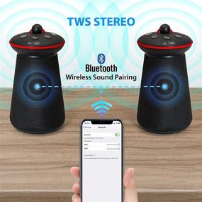 img 2 attached to Bluetooth Портативная Беспроводная Водонепроницаемая Перезаряжаемая