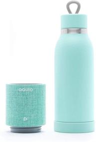 img 2 attached to 🔊 AQUIO IBTB2QQ Double-wall Steel Insulated Hydration Bottle with Rechargeable Bluetooth Wireless Speaker, Powered by iHome, Seafoam