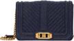 rebecca minkoff chevron quilted crossbody women's handbags & wallets logo