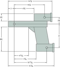 img 1 attached to Расширьте гибкость буксировки с двойным сцепным устройством Roadmaster 0778: 2-дюймовый приемник, два смещения - на 2 и 8 дюймов.