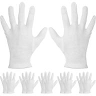 🧤 moisturizing hand spa gloves: mudder 6 pairs, white (l size) - get soft and supple skin logo