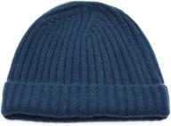 🎩 luxurious pure cashmere beanie for men: warm, soft mens hat in a stylish gift box logo