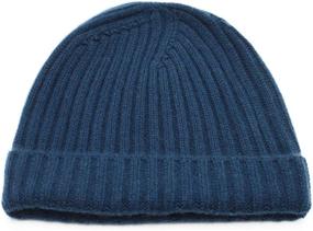 img 3 attached to 🎩 Luxurious Pure Cashmere Beanie for Men: Warm, Soft Mens Hat in a Stylish Gift Box