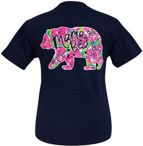 img 1 attached to Girlie Floral Preppy Sleeve T Shirt