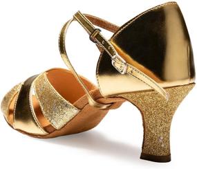 img 3 attached to 👠 Dress First Women's Ballroom Dancing Sandals - Stylish & Comfortable Shoes