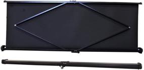 img 1 attached to 📽️ Pyle PRJTP46 Portable Projector Screen - Lightweight & Durable Stand for Meetings, Conferences, Indoor & Outdoor Use - 40 Inch White Screen
