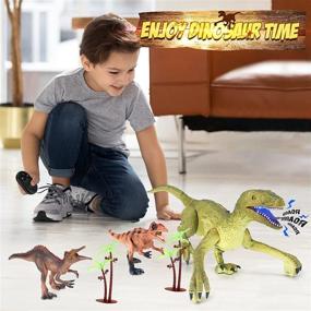 img 3 attached to 🦖 FINGUARD Control Dinosaur: Experience the Thrill of the Velociraptor Electronic!