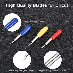 img 1 attached to 🔪 YLYL 40 Pcs Premium Fine Point Blade - Ultimate Cutter Blades for Cricut Explore Air 2 Maker Expression Machines