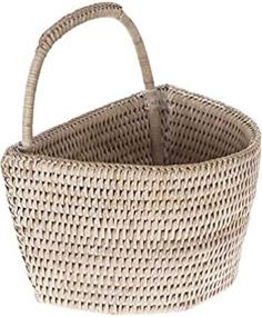 img 1 attached to Jolla Rattan Basket Small White