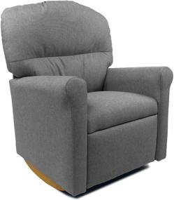 img 1 attached to Dozydotes Contemporary Grey Rocker Recliner