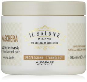 img 3 attached to 🧴 Il Salone Milano The Legendary Collection Supreme Mask for Dry To Damaged Hair - 17.20 Oz. / 500ml: Expert Solution by Alfaparf Group