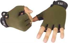 img 4 attached to Non Slip Tactical Breathable Shockproof Fingerless