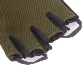 img 1 attached to Non Slip Tactical Breathable Shockproof Fingerless