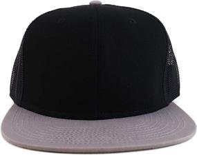 img 3 attached to Armycrew Oversize Blank Flatbill Snapback