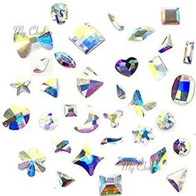 img 3 attached to Swarovski Flatbacks No Hotfix Rhinestones Crystal Wholesale