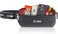 ultimate running belt: premium waist pack for men and women – ideal for hiking, all phones - iphone, android, windows logo