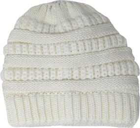 img 3 attached to Dans Merchandise Beanie Outdoor Ponytail