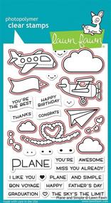 img 2 attached to ✈️ Lawn Fawn Plane and Simple Stamp and Die Bundle: LF1409 + LF1410 - A must-have for crafting enthusiasts!