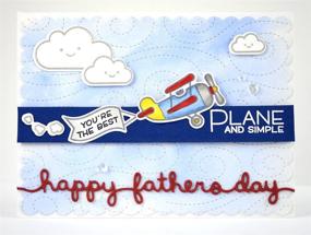 img 1 attached to ✈️ Lawn Fawn Plane and Simple Stamp and Die Bundle: LF1409 + LF1410 - A must-have for crafting enthusiasts!