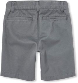 img 3 attached to 🩳 Classic and Stylish Children's Place Black Chino Shorts for Boys